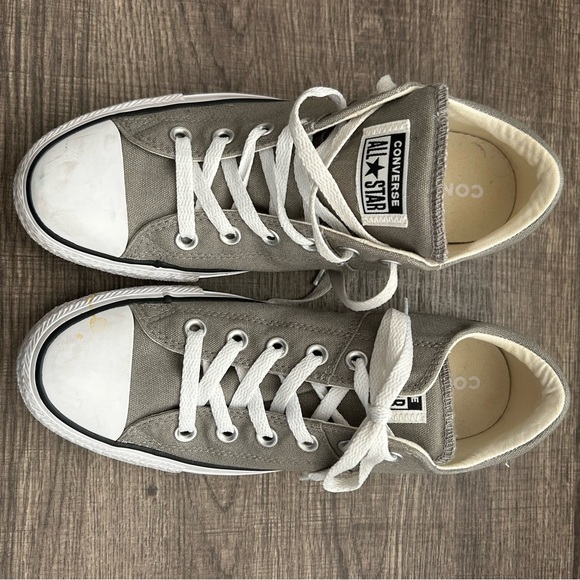 Converse Grey Canvas Sneakers - Picture 6 of 6